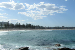 The beach at Manley