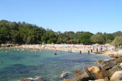 The beach at Manley